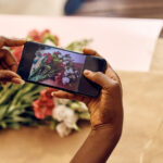 réseaux sociaux fleuriste