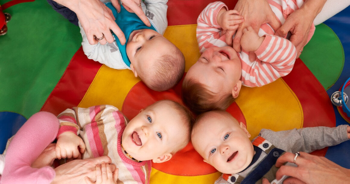 Bébés en crèche