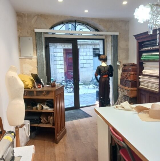 Interieur boutique de couture