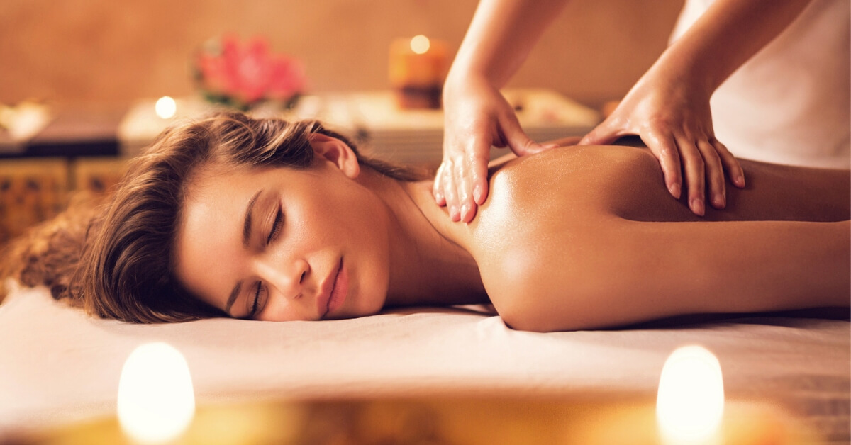 massage dans un spa