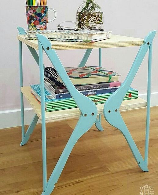 Table faite avec des cintres