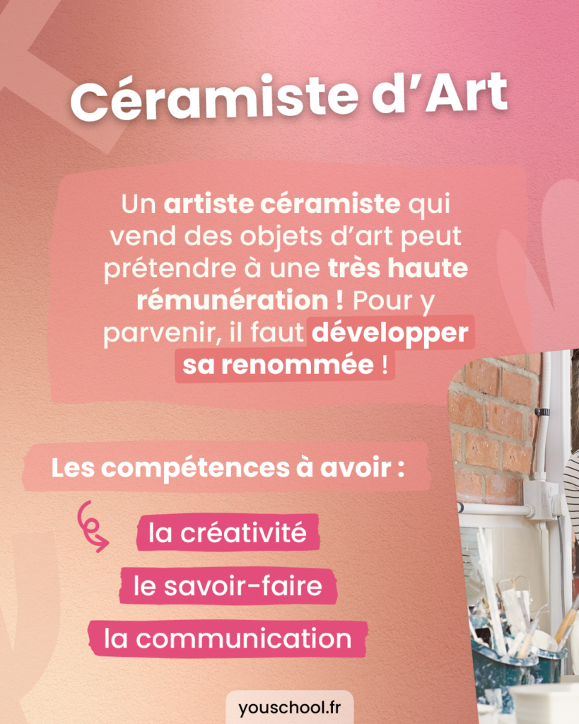 Devenir céramiste d'art après un CAP Tournage en céramique