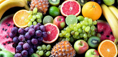 Fruits naturellement sucrés