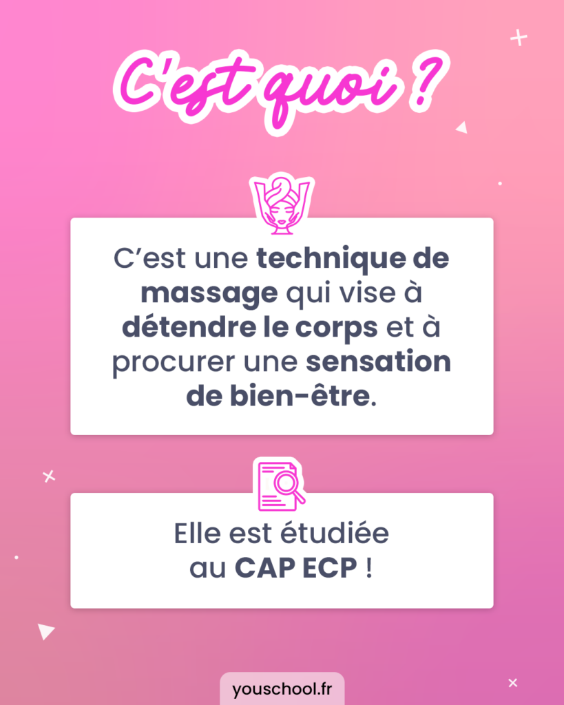 Découvrir la technique du modelage lors du CAP Esthétique