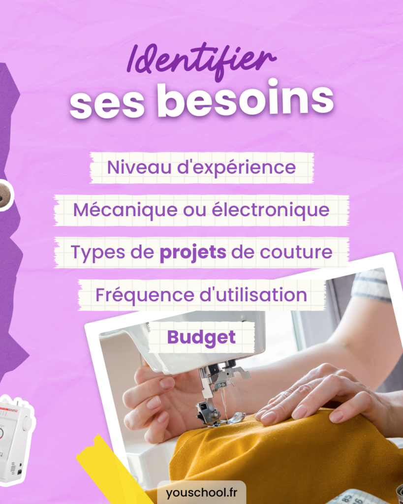 identifier ses besoins pour bien choisir sa machine à coudre pour le CAP métiers de la mode