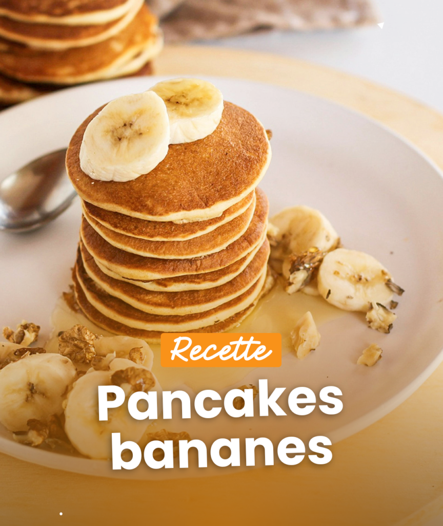 Notre recette inratable des pancakes à la banane