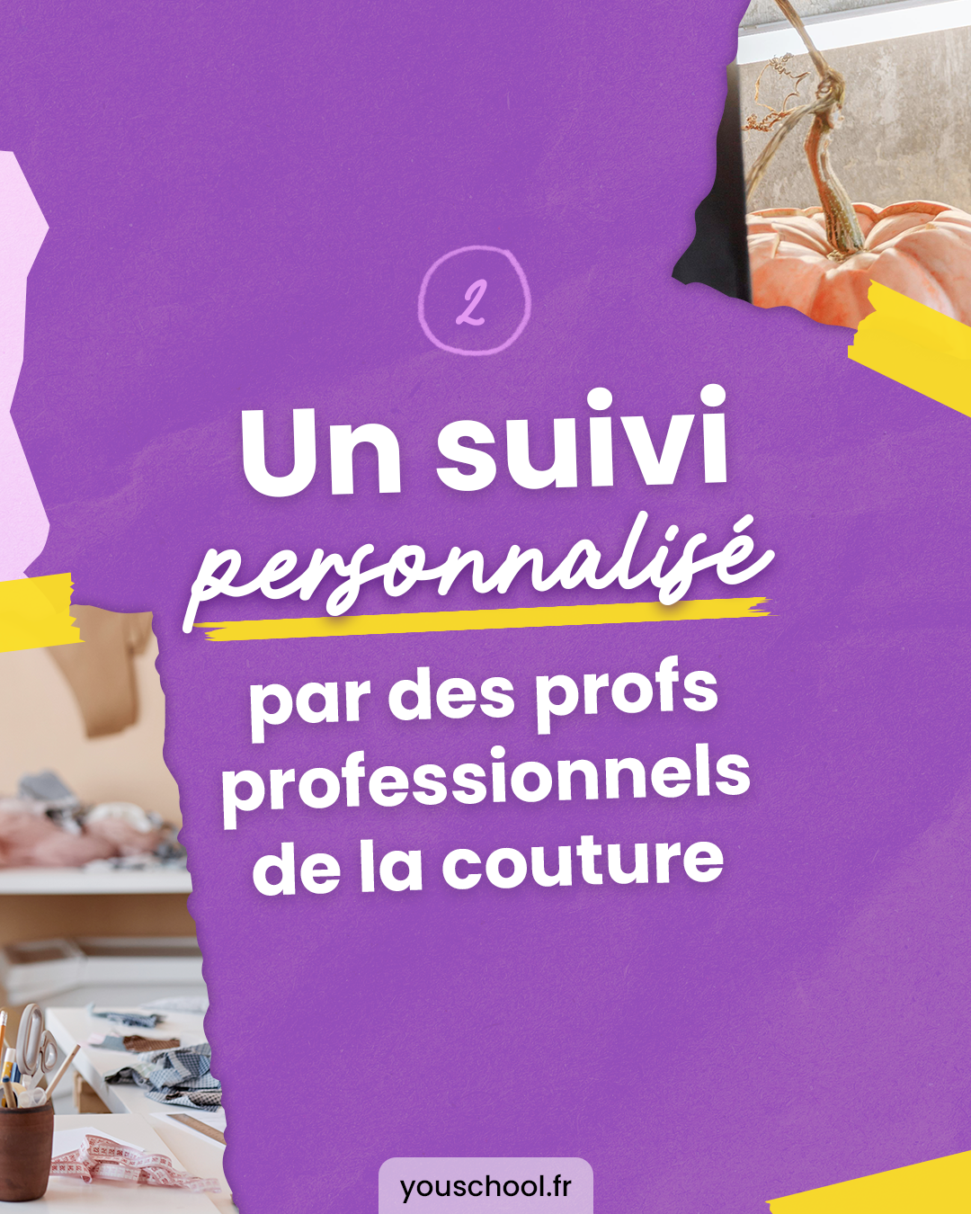 Bénéficiez d'un suivi personnalisé par les professeurs de YouSchool pendant votre préparation au CAP Mode